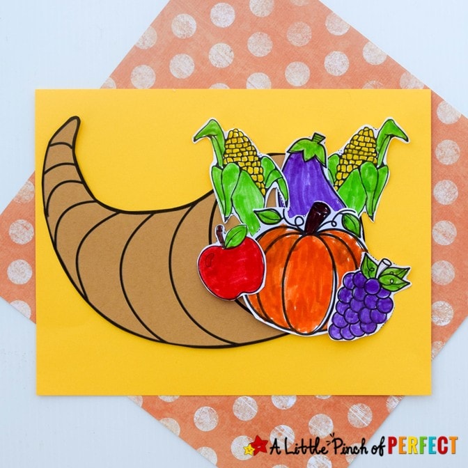 Thanksgiving crafts with brown paper bags