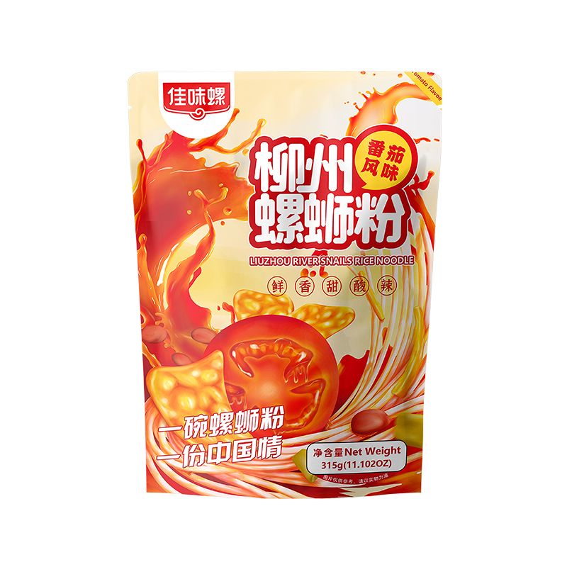 Authentic Liu zhou River Snail Rice Noodle 315g (Tomato Flavor) - Factory Direct Quality at its Best!