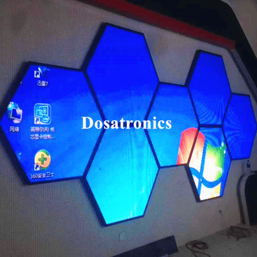 Custom <a href='/hexagon-led-display/'>Hexagon <a href='/led-display/'>LED Display</a></a>s - Create Unique Indoor Spaces | Factory Direct Pricing