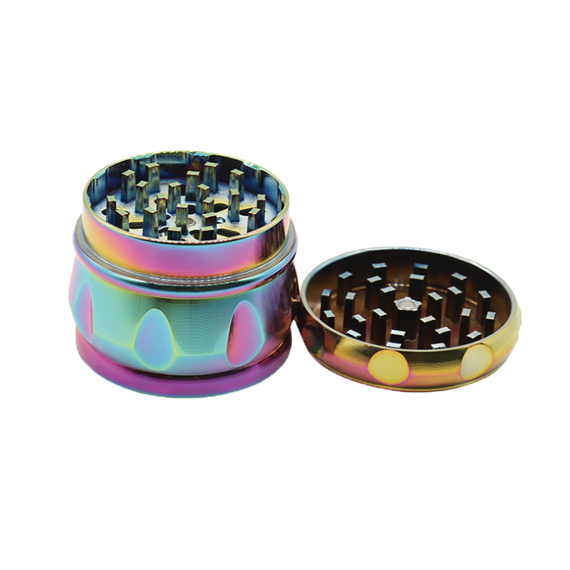 Factory Direct: Get 4pcs 40/50MM Colourful Zinc Alloy Mill Grinder - Spice & Herb Grinder