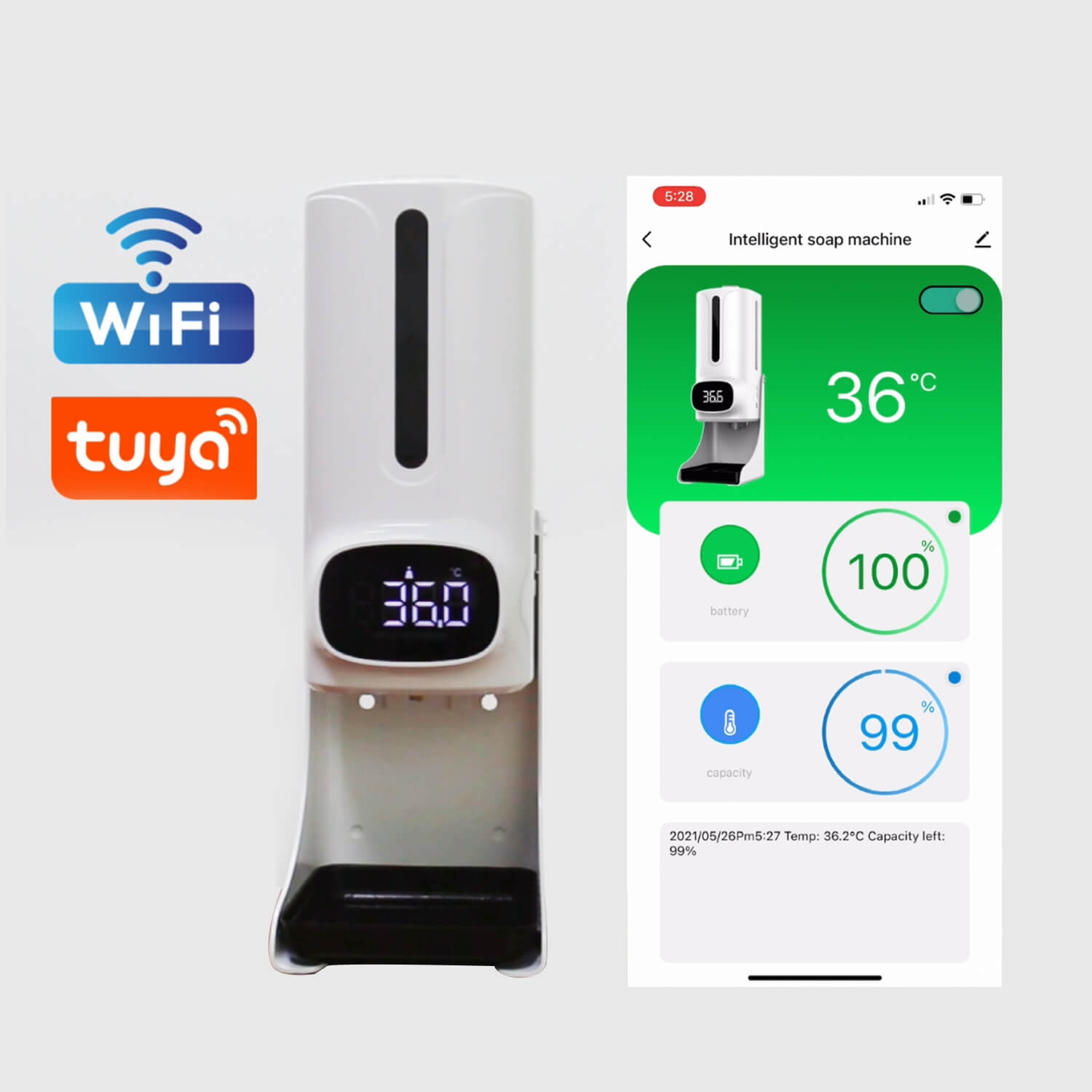 Stainless Steel Electronic Automatic Soap Dispenser 2500ml