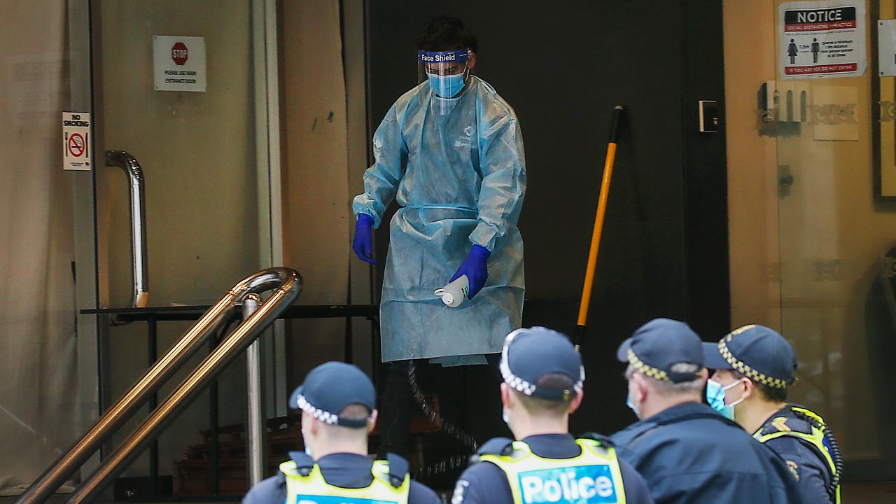 Security guards patrolling hotel quarantine guests in Melbourne may have allowed virus to spread | Daily Mail Online