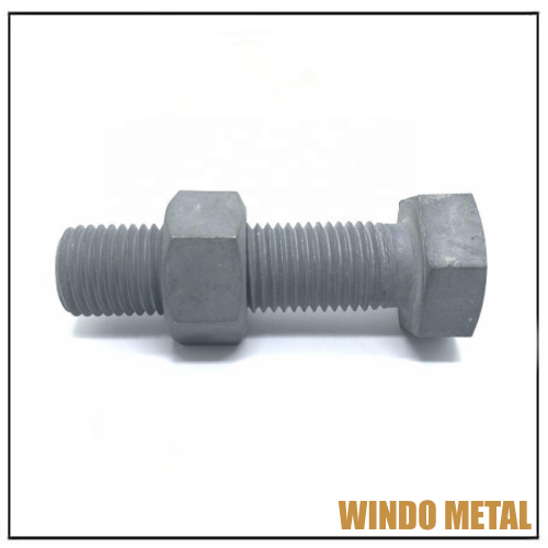 Carbon Steel J/L/I Type Foundation Anchor Bolt with Nut, Zp/Hot DIP Galvanized