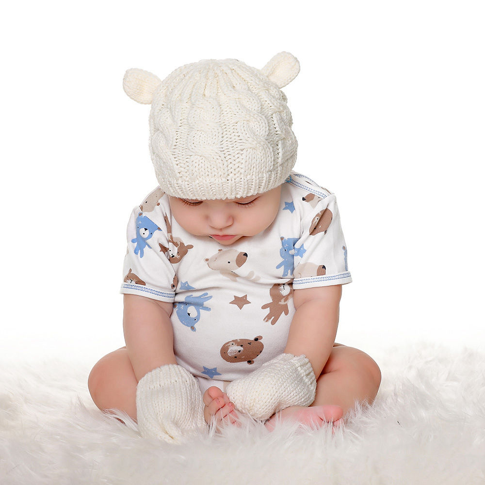 Cotton-Warm <a href='/baby-hat/'>Baby Hat</a> and Gloves Sets from Leading Infant <a href='/beanie/'>Beanie</a> Factory