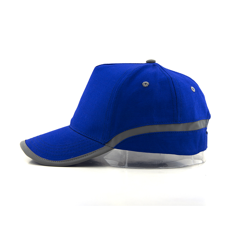 *p(R)ojectR® Reflective Piping Cap Reflect 6 Panel Reflective Piping Baseball Cap (Black