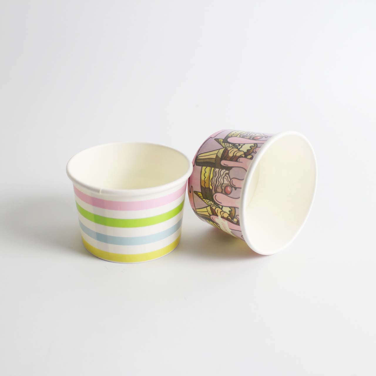 Factory Direct Paper <a href='/ice-cream-cups/'>Ice Cream Cups</a> Custom Printed for Weddings - Tuobo