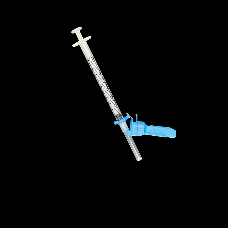 Safety insulin syringe 1