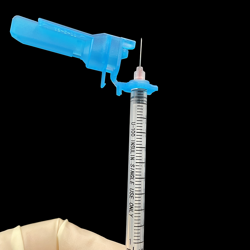 Safety insulin syringe 4