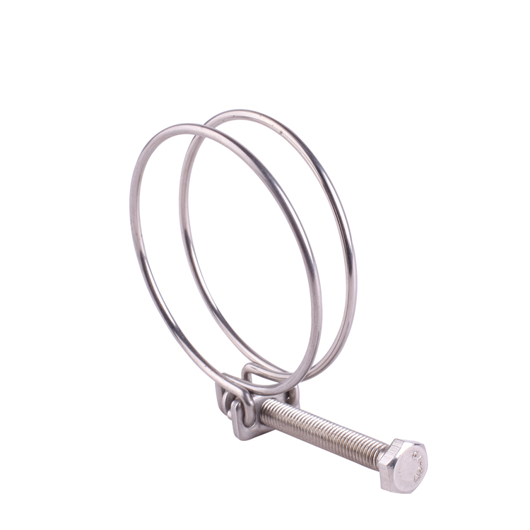 Stainless Steel Adjustable Double Wire Hose <a href='/clamp/'>Clamp</a>