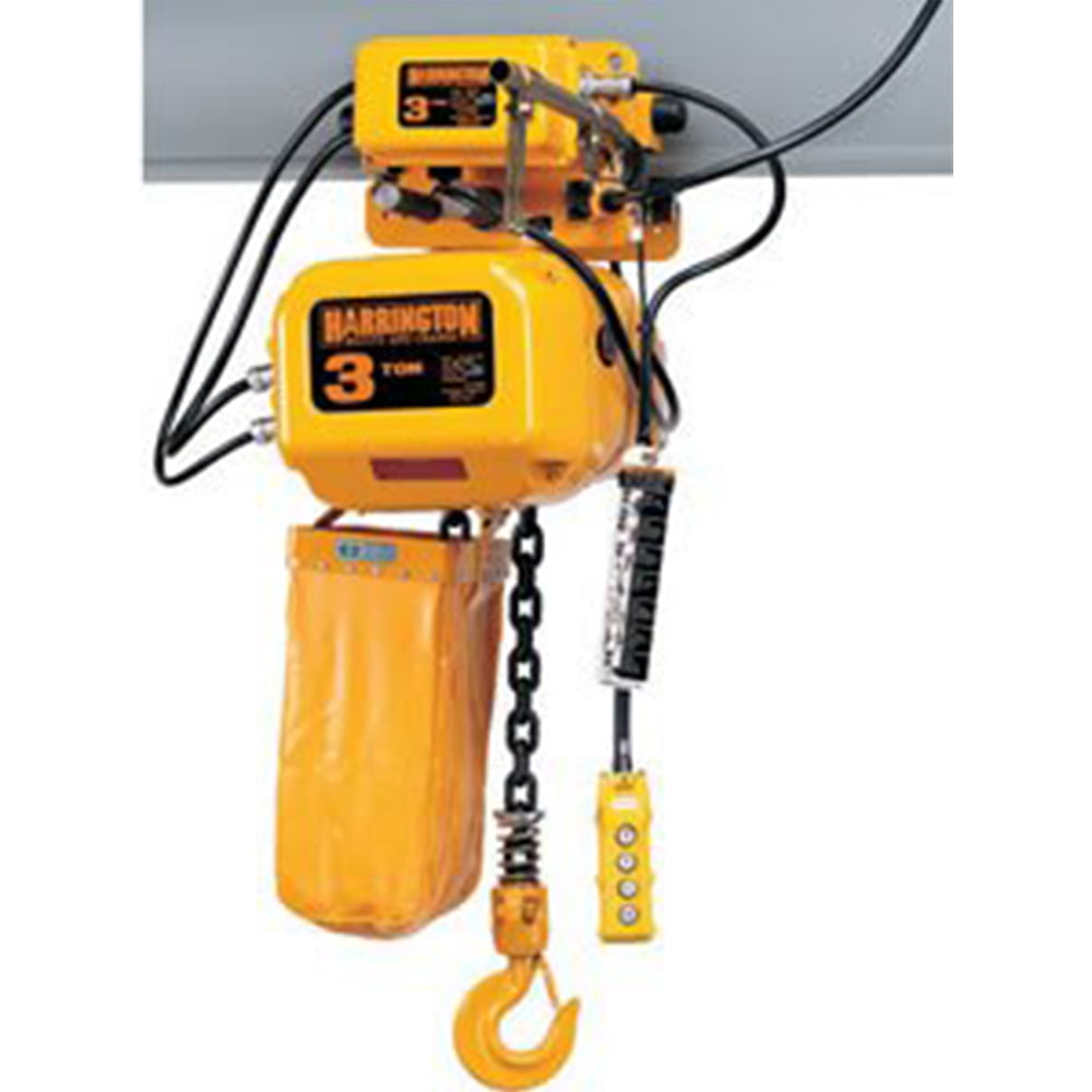 Harrington NERM/ERM Electric Chain Hoist with Trolley, 5 Ton  All-Lift Systems, Inc.