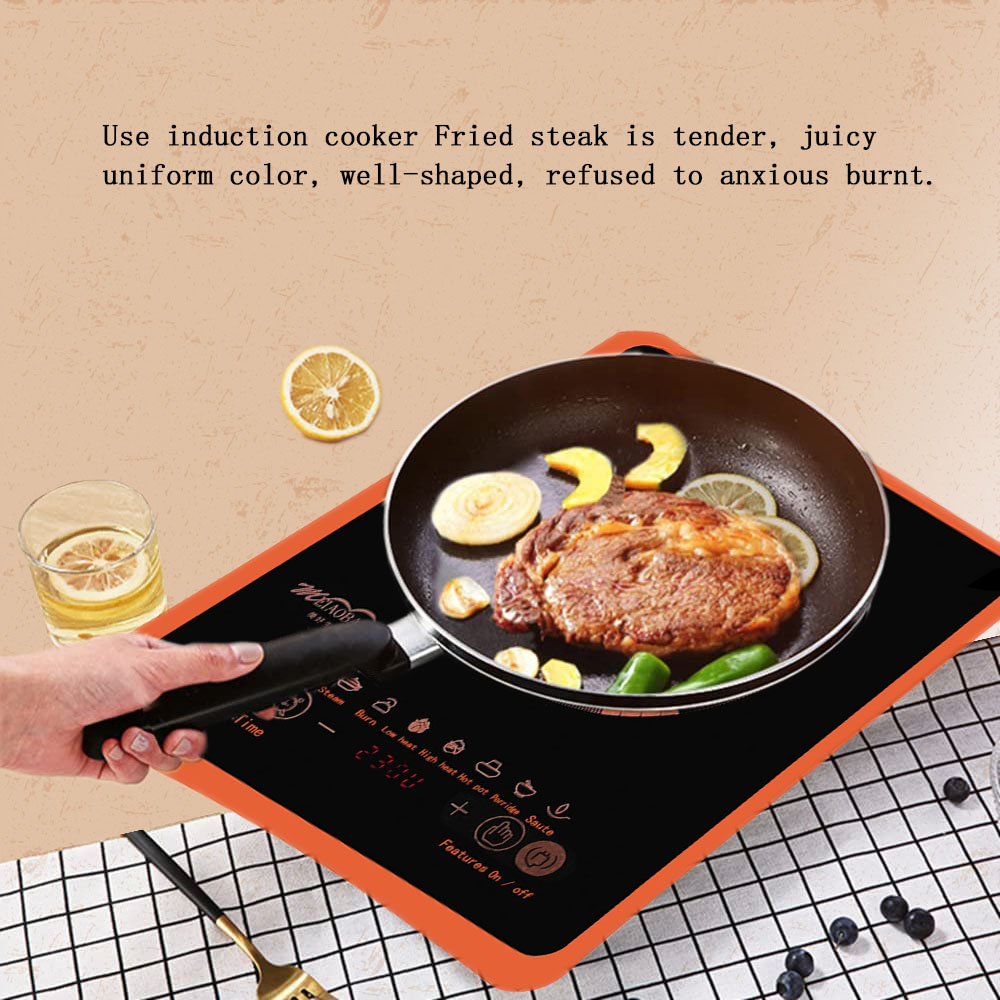 Factory Direct: 220V Touch Control Single Hob Induction <a href='/cooker/'>Cooker</a> for Multi-Cooking and Steam Egg!