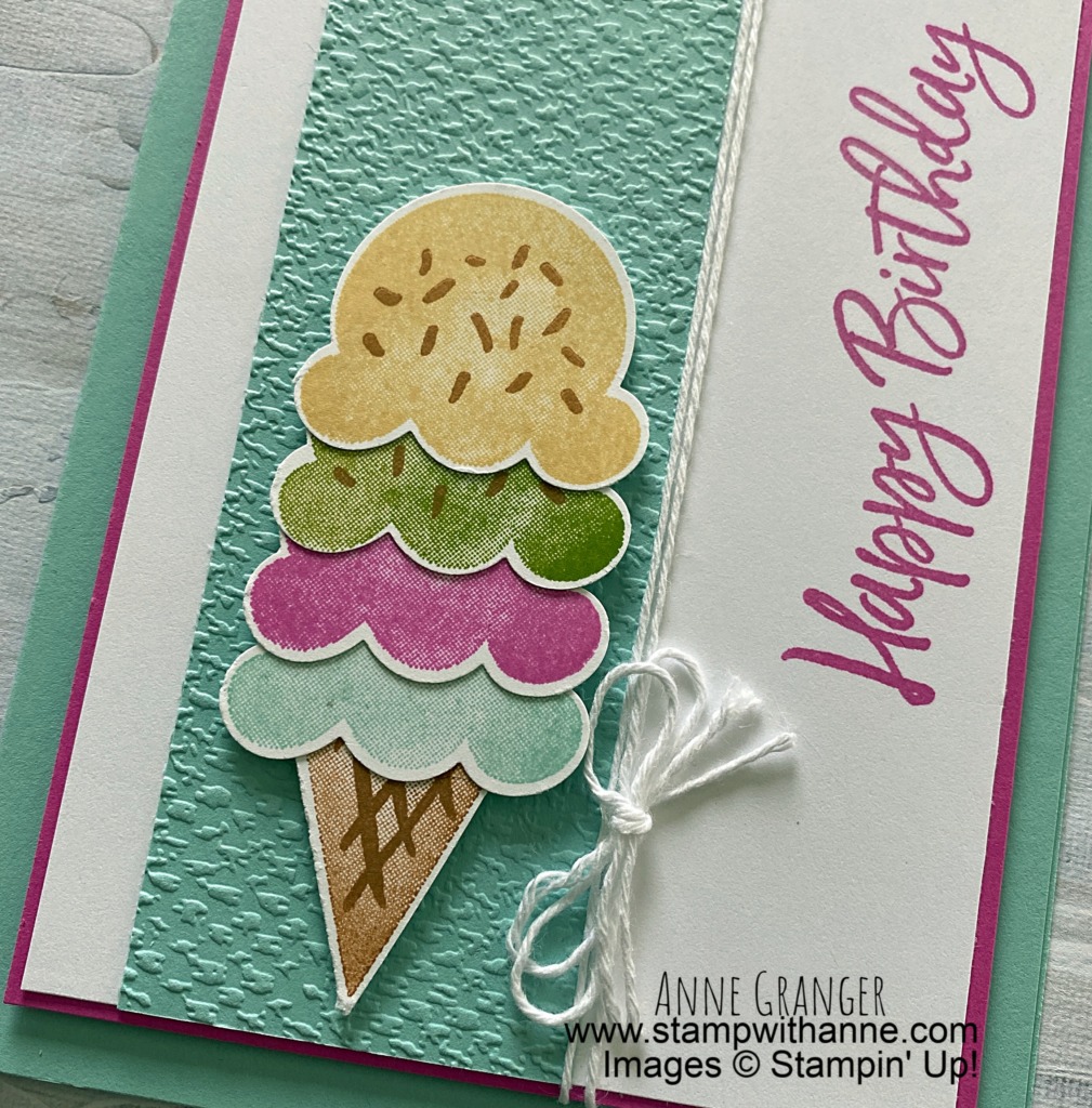 Earrings & Card Box Happy Birthday Ice Cream Van Aurelie and Rose