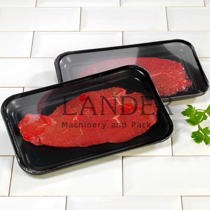 Non-Toxic Biodegradable Foam Polylactide Fresh Meat Packaging Tray - China PLA Foam Dinner Plate, Foaming Polylactide Food Take out Box | Made-in-China.com