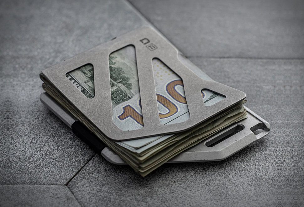 Titanium - Matte Cobalt - Money Clip - SHOP WESAVE