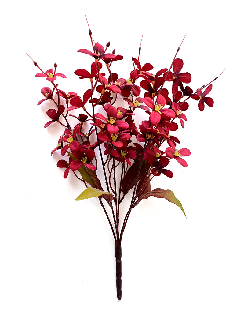 Factory Direct Artificial Silk Orchid Flowers - Premium Faux Bouquet for Indoor/Outdoor Christmas Decor - BA3017011