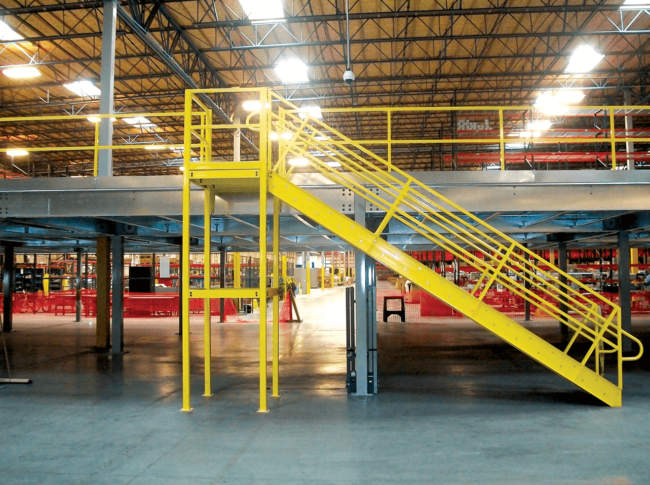 Industrial Steel Stairs | Steel Mezzanine Stairs | Work Platform Stairs