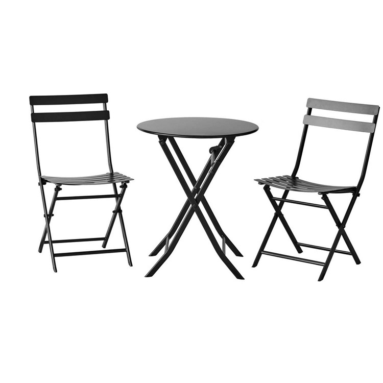 Easy Storage Garden Table And <a href='/chair/'>Chair</a>s Folding Bistro Outdoor Set