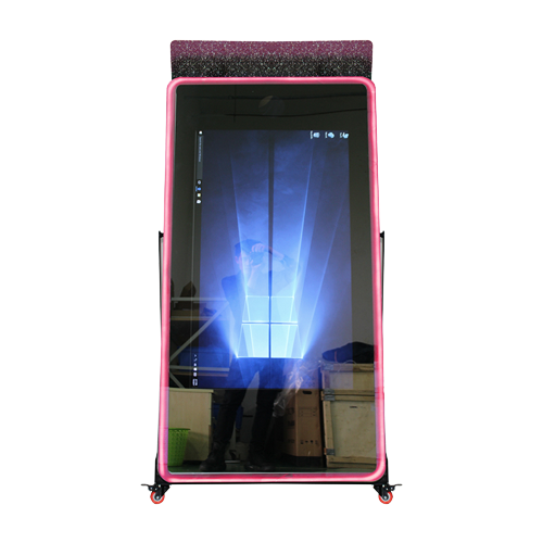 Factory Direct Foldable Full Mirror <a href='/photo-booth/'>Photo Booth</a> with Touch Screen Technology