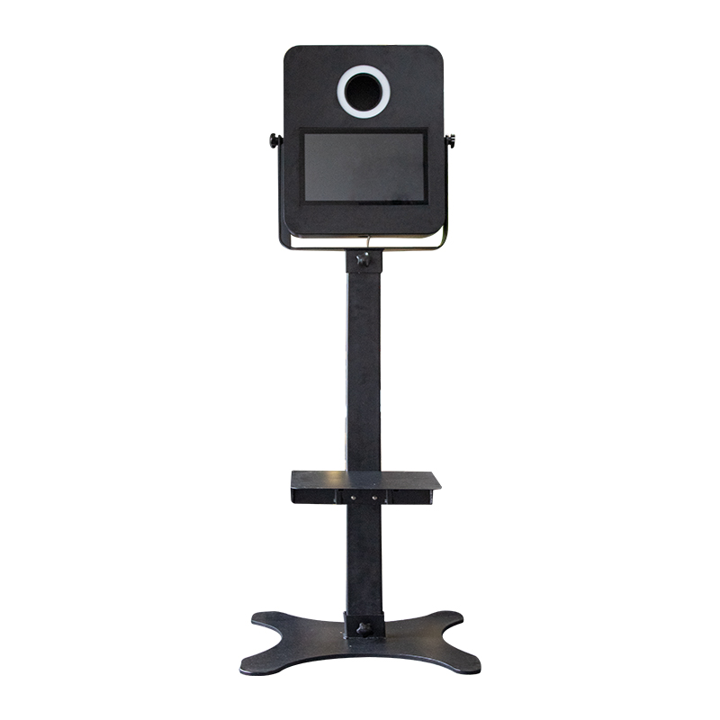 Factory direct Open Air Portable Metal <a href='/photo-booth/'>Photo Booth</a> Kiosk with 15.6” Touch Screen – Upgrade your event experience!