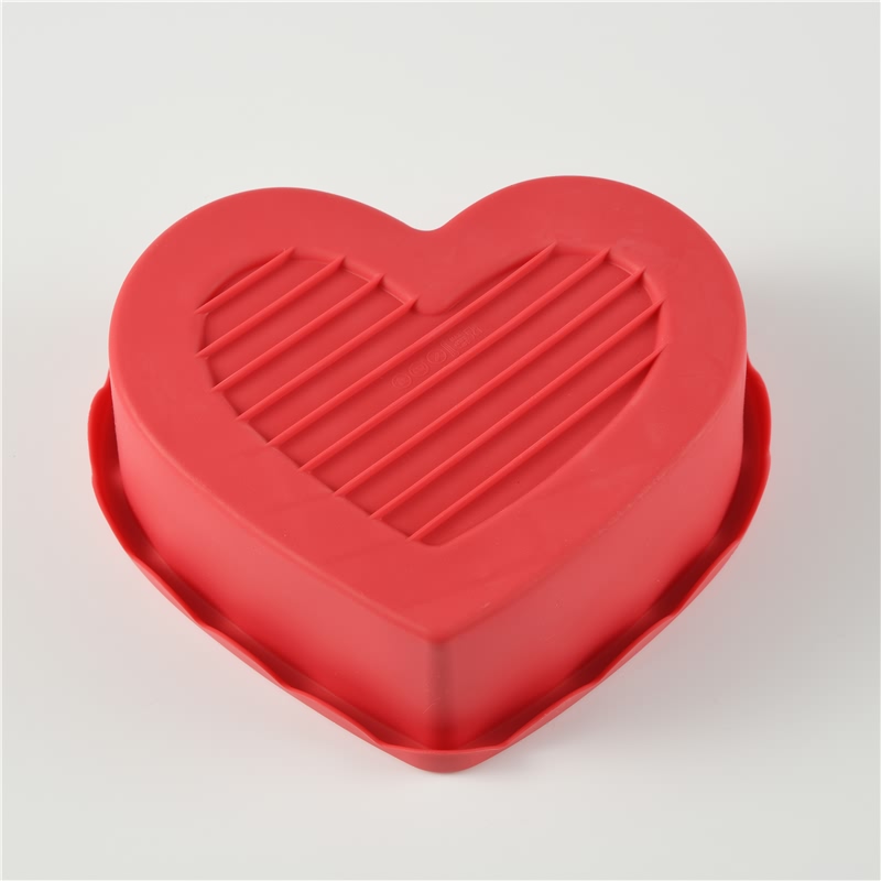 Wholesale <a href='/heart-shape/'>Heart Shape</a>d Silicone Baking Cups - Non-stick, Reusable, Rainbow Colors - Direct from Factory