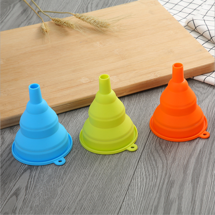 Factory Direct: Silicone Collapsible Funnel for Easy Liquid Transfer - Food Grade and Portable