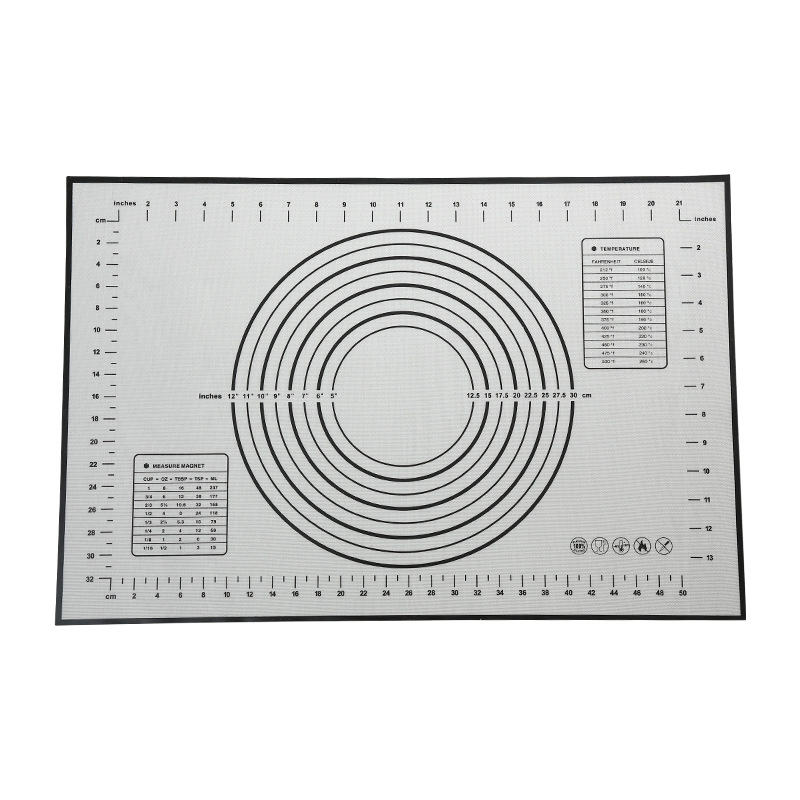 Shop Direct from Silicone <a href='/pastry-mat/'>Pastry Mat</a> Factory - Extra Large Non-slip Mat with Measurements for Baking, Rolling and More!