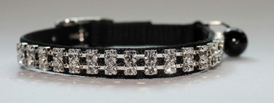 Cat collar with rhinestones