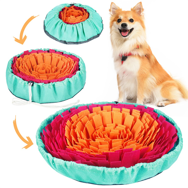 Factory-Made Interactive Sniff Mat: Slow Feeding & Treat Mind Snuffle Mat for Dogs