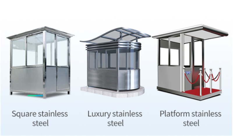 The security at the police gate bullet resistant glass fiber reinforced plastic sentry box guard house 