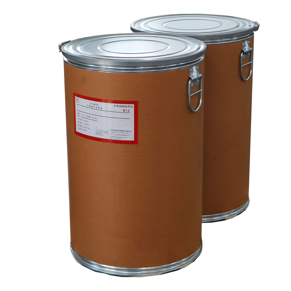 Factory Direct JQ.H00Cr21Ni10T <a href='/stainless-steel-welding-wire/'>Stainless <a href='/steel-welding-wire/'>Steel Welding Wire</a></a> - Gas Shielded Solid in Barrel