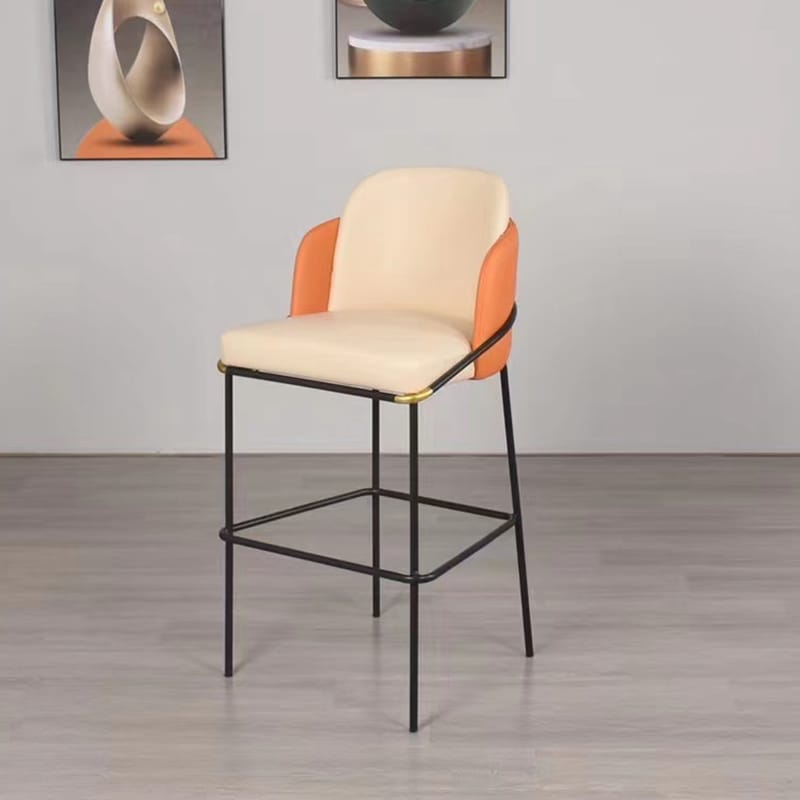 Desinger light Luxary upholstery leather upholstery metal <a href='/barstool/'>Barstool</a>
