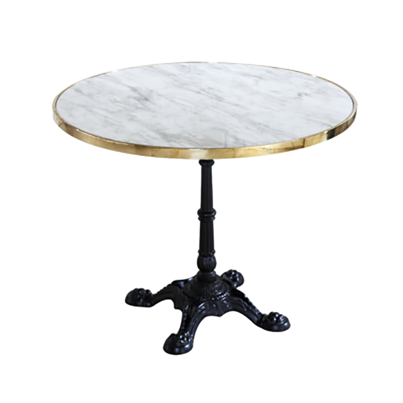 Get the Perfect Modern Style Marble Table for 4 from our Factory - D80/D90 Round Table Available Now!