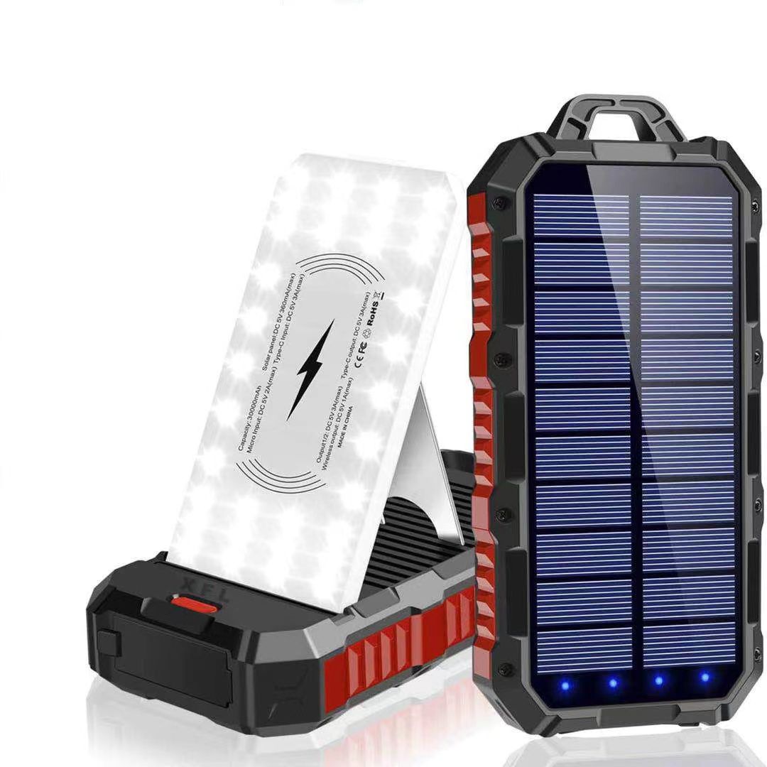 30000mah Led Standards Solar Powerbank