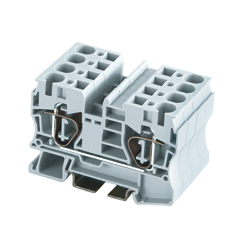 JUT3-10 series (Spring lead throung-type <a href='/mountable-terminal-blocks/'>Mountable <a href='/terminal-block/'>Terminal Block</a>s</a> with din rail)