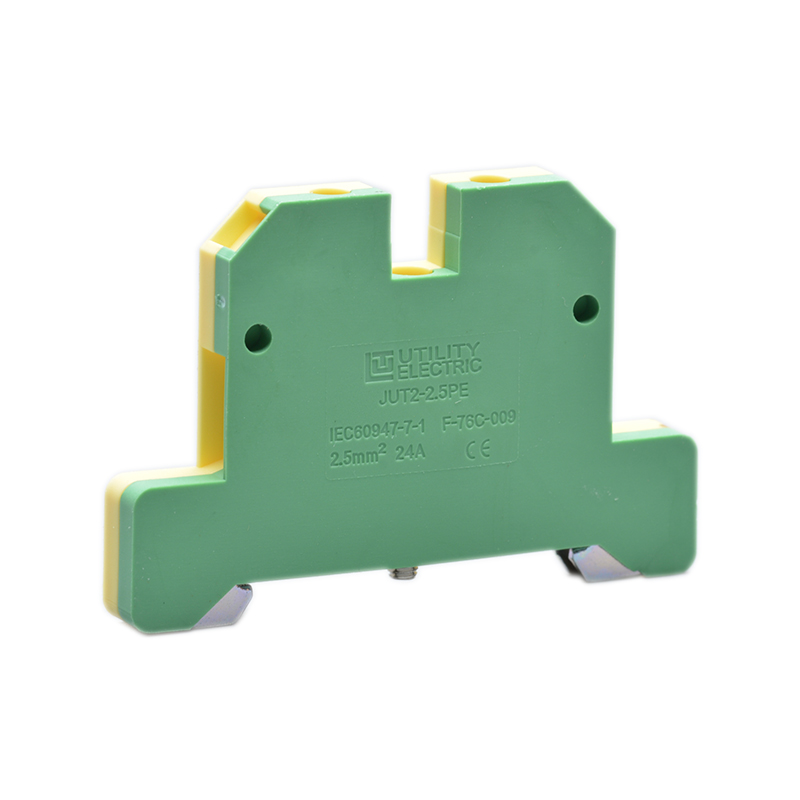Get High-quality PE <a href='/terminal-block/'>Terminal Block</a>s from our Factory | JUT2-2.5PE 2.5mm2 DIN Rail <a href='/screw-terminal/'>Screw Terminal</a>s