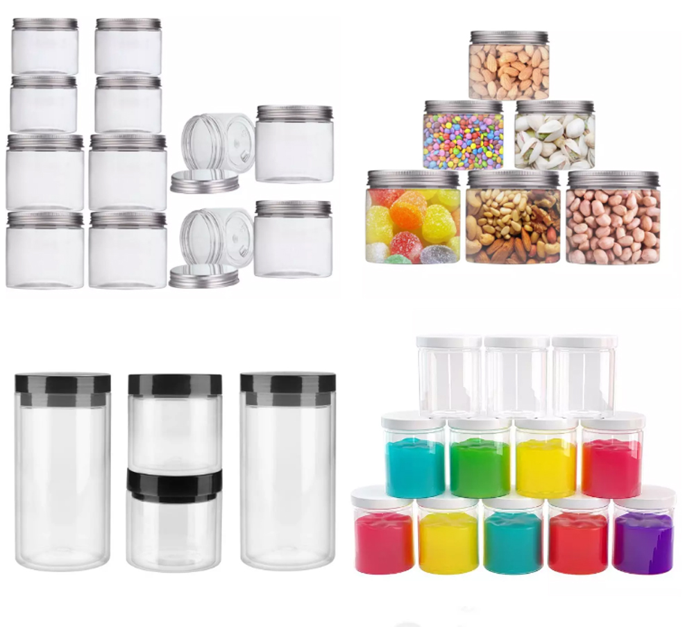 Candy Jar For Spices plastic Transparent Container plastic Jars