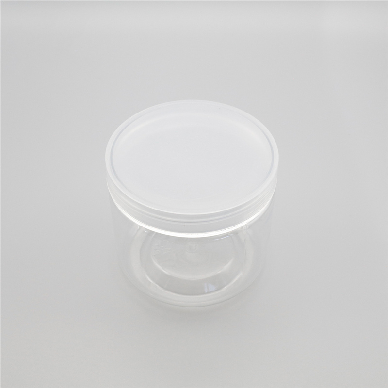 Factory Direct: Custom Colored Lid Pet Candy Jars - 5oz, 8oz, 16oz Round Wide Mouth