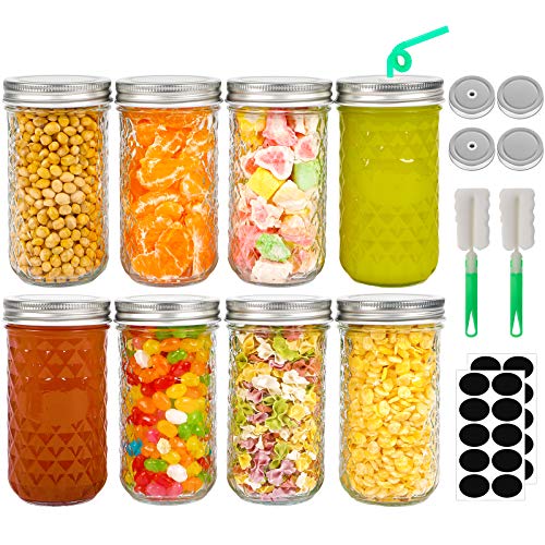 Clear container glass jar cosmetic sample pots with aluminum screw lids China Manufacturer