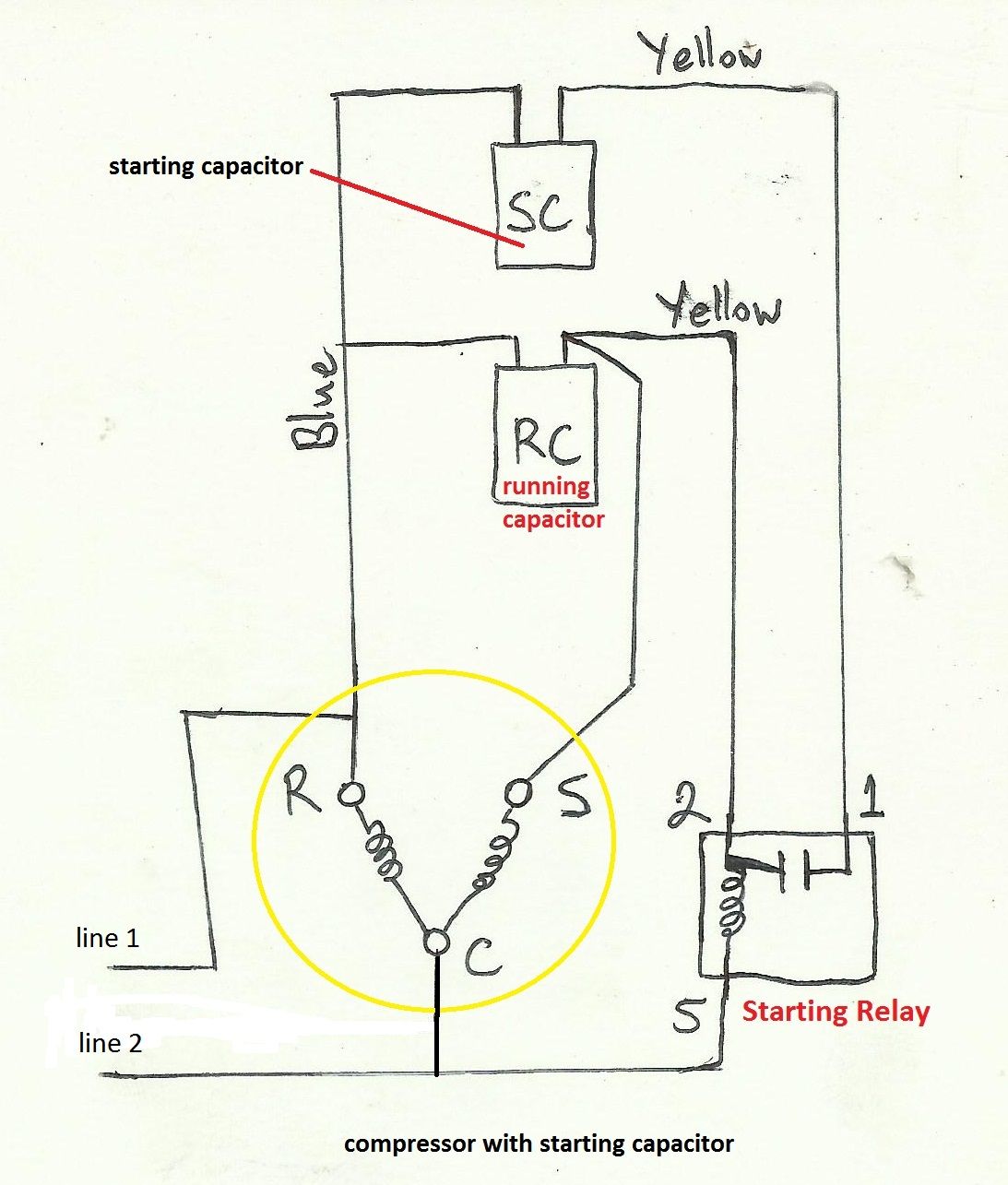 Copeland Compressor With Start Cap Wiring | Wiring Library