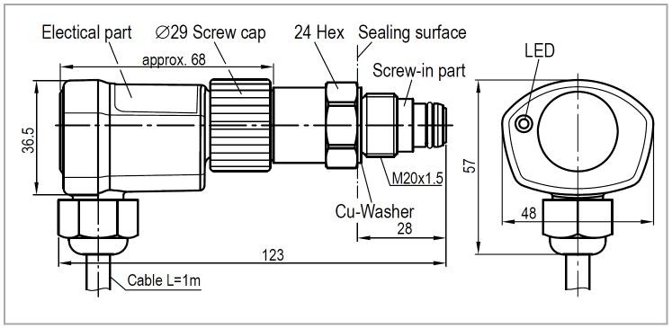 Delta pressure sensor