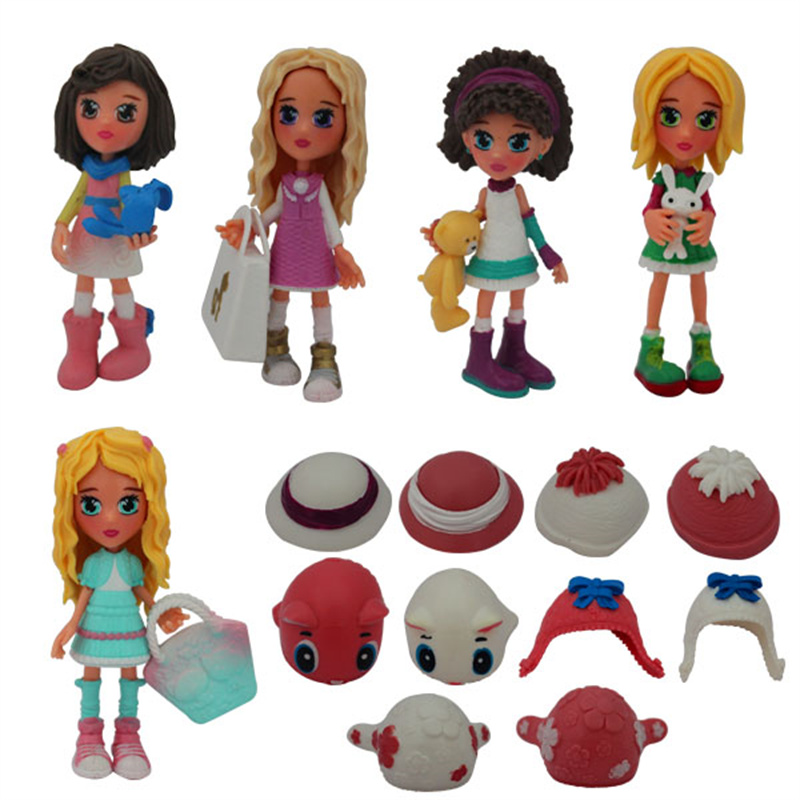 Factory Direct: 5 Piece Pretty Girl-PVC Fashionistas Dolls - Stylish Collection