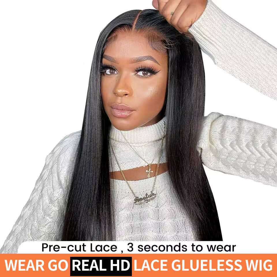 Shop Factory-Direct Wear Go Straight Wig w/ 4x6 HD Lace Closure - Glueless & Stunning Results for Women