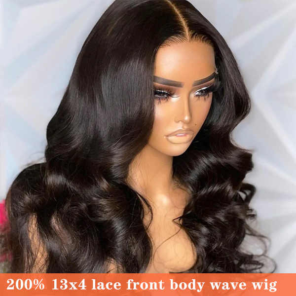 Factory Direct Transparent Body Wave Lace Front Wig With Baby <a href='/hair/'>Hair</a>