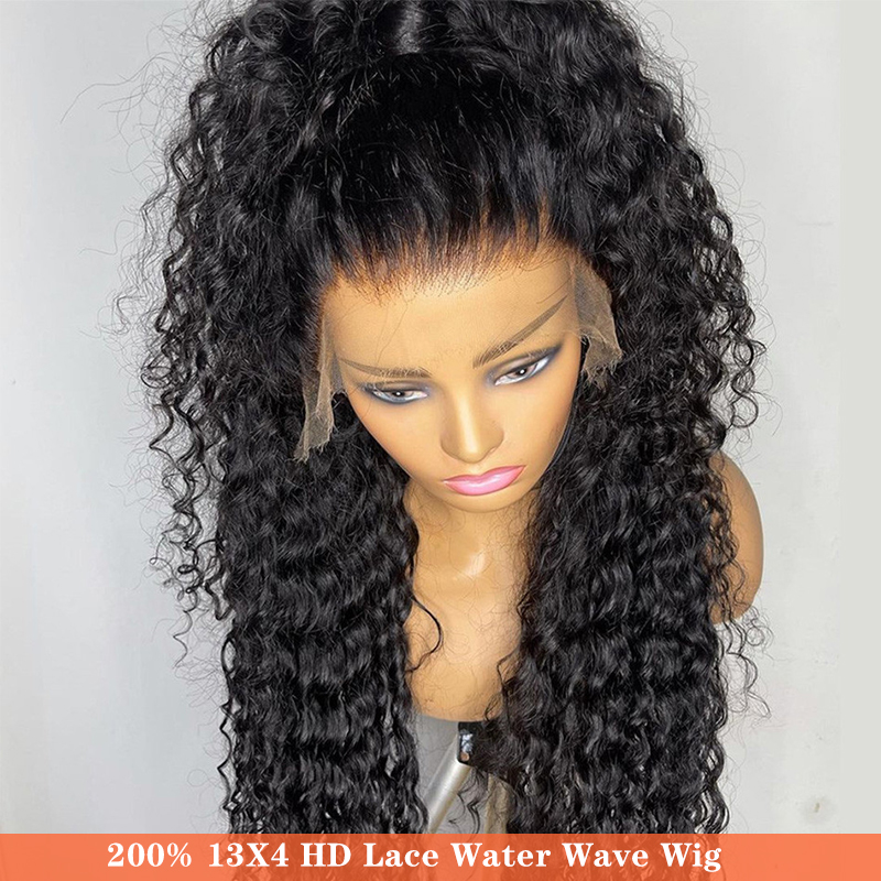 Factory Direct Water Wave HD Lace Human <a href='/hair/'>Hair</a> Wig | Women's 13X4 Wig