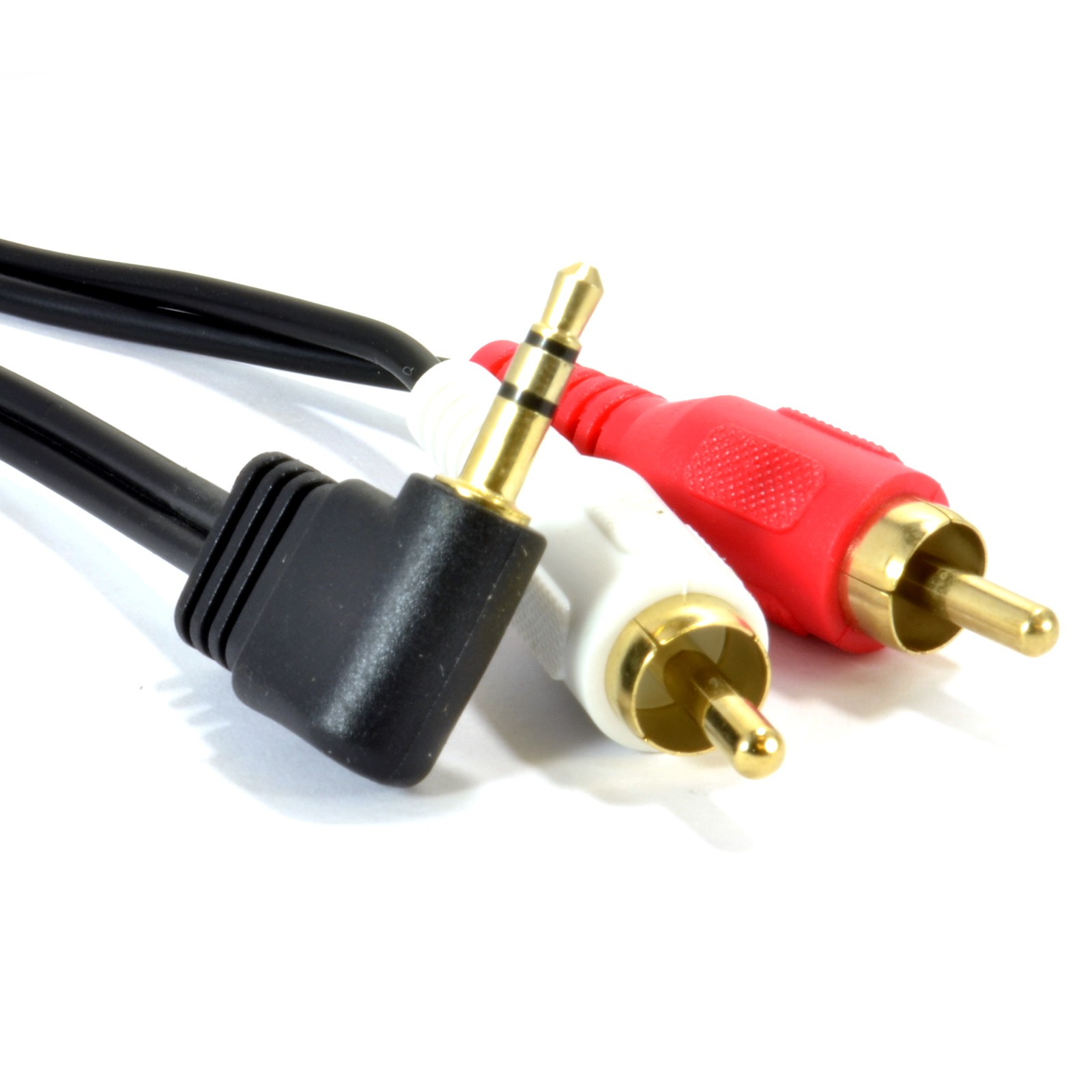 SpeaKa Professional SP-7870480 RCA / Jack Audio/phono Cable [2x RCA plug (phono) - 1x Jack plug 3.5 mm] 0.80 m Black Sup | Conrad.com