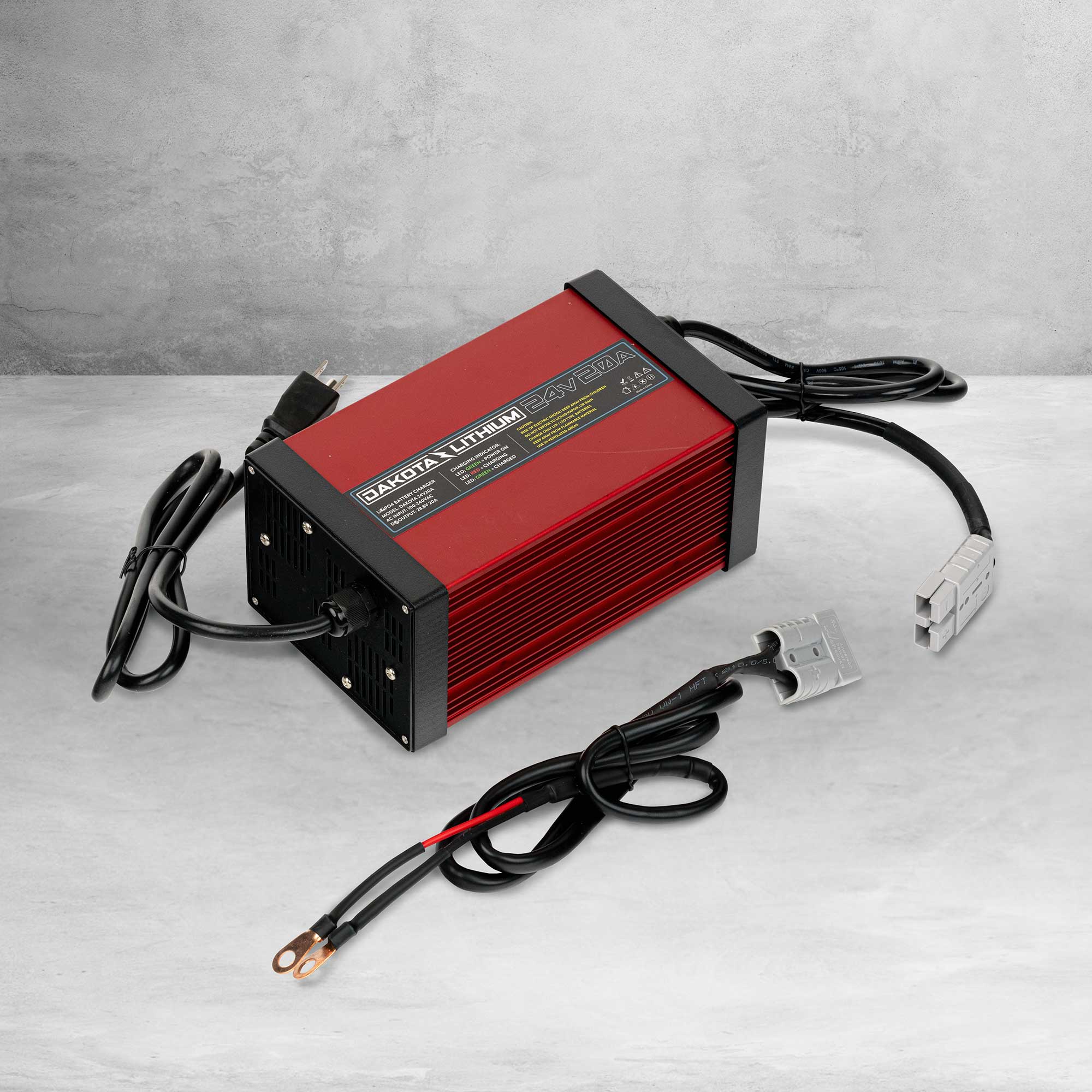 24V 10A automatic lithium battery charger fast 29.4V CC CV charge for e mobility