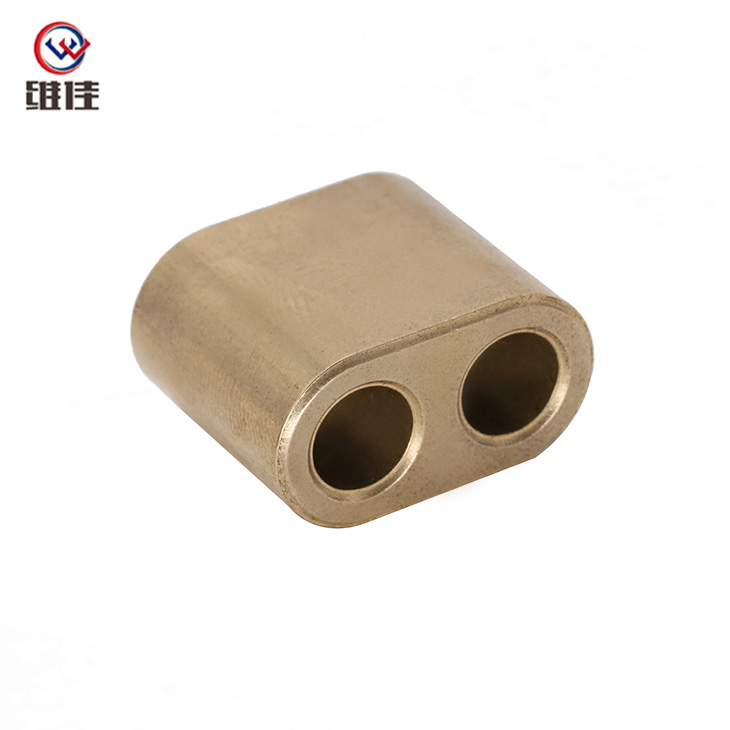 Powder metallurgy lock with hole