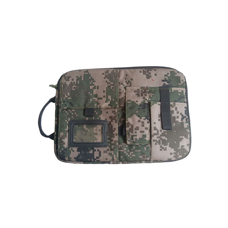 Custom made simple briefcase bag military packet camouflage polyester document briefcase bag