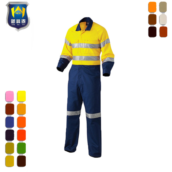 Coverall With Reflective Tape For Workwear  Workwear Uniform Manufacturer & Exporter