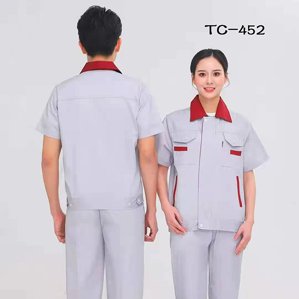 Durable and Comfortable Factory Uniforms - Black and White Road Spring-Summer Wear